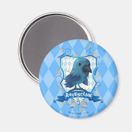 Harry Potter | Charming RAVENCLAW™ Wappen Magnet (Vorderseite/Rückseite)