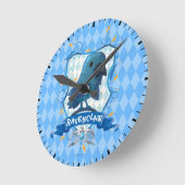 Harry Potter | Charming RAVENCLAW™ Wappen Runde Wanduhr (Winkel)