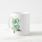 Harry Potter | Charming SLYTHERIN™ Wappen Kaffeetasse (Vorderseite Links)