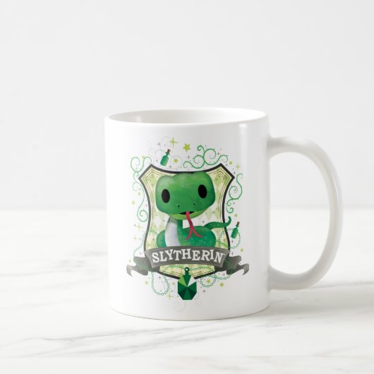 Harry Potter | Charming SLYTHERIN™ Wappen Kaffeetasse (Rechts)