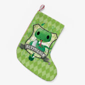 Harry Potter | Charming SLYTHERIN™ Wappen Kleiner Weihnachtsstrumpf (Vorderansicht (hängend))