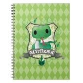 Harry Potter | Charming SLYTHERIN™ Wappen Notizblock (Vorderseite)