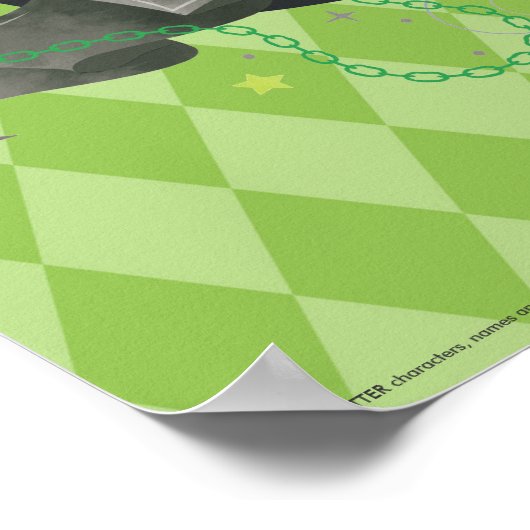 Harry Potter | Charming SLYTHERIN™ Wappen Poster (Ecke)