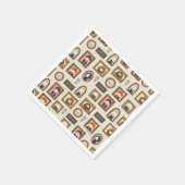 HARRY POTTER™ Chibi-Bilderrahmen-Muster Serviette (Ecke)