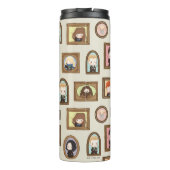 HARRY POTTER™ Chibi Bilderrahmen Muster Thermosbecher (Rückseite)
