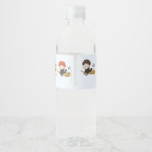 Harry Potter Chibi Charakter  Wasserflaschenetikett (Rückseite)