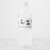 Harry Potter Chibi Charakter  Wasserflaschenetikett (Vorderseite)