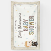 Harry Potter Chibi Draco Malfoy Wizard Baby Shower Banner (Vertikal)