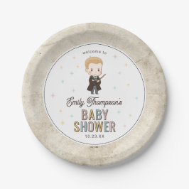 Harry Potter Chibi Draco Malfoy Wizard Baby Shower Pappteller