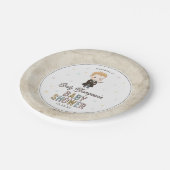 Harry Potter Chibi Draco Malfoy Wizard Baby Shower Pappteller (Schrägansicht)