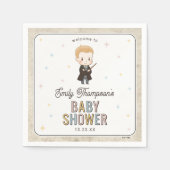 Harry Potter Chibi Draco Malfoy Wizard Baby Shower Serviette (Vorderseite)