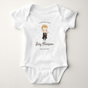 Harry Potter Chibi Draco Malfoy Zauberer Babyparty Baby Strampler