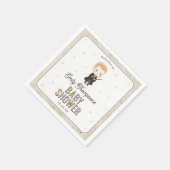 Harry Potter Chibi Draco Malfoy Zauberer Babyparty Serviette (Ecke)