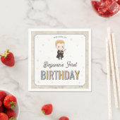 Harry Potter Chibi Draco Malfoy Zauberer Geburtsta Serviette (Beispiel)