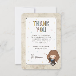Harry Potter Chibi Hermione Hexenbaby-Party Dankeskarte