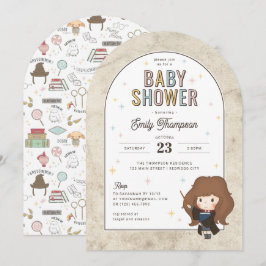Harry Potter | Chibi Hermione Wizard Baby Dusche Einladung