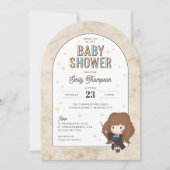 Harry Potter | Chibi Hermione Wizard Baby Dusche Einladung (Vorderseite)