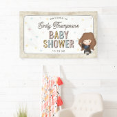 Harry Potter Chibi Hermione Wizard Baby Shower Banner (Insitu)