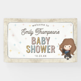 Harry Potter Chibi Hermione Wizard Baby Shower Banner
