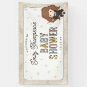 Harry Potter Chibi Hermione Wizard Baby Shower Banner (Vertikal)