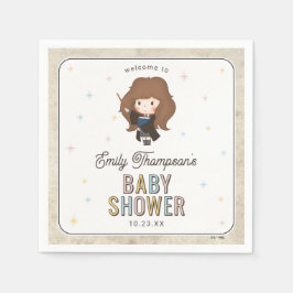 Harry Potter Chibi Hermione Wizard Baby Shower Serviette