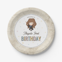 Harry Potter Chibi Hermione Wizard Birthday Pappteller