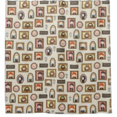 HARRY POTTER™ Chibi Picture Frame Muster Duschvorhang (Vorderseite)