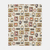 HARRY POTTER™ Chibi Picture Frame Muster Fleecedecke (Vorderseite)