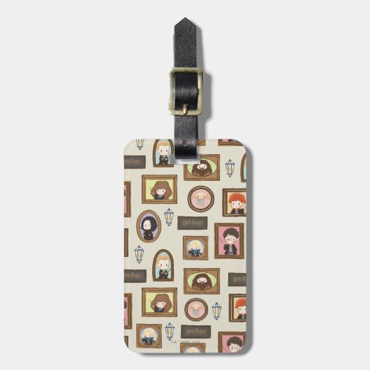 HARRY POTTER™ Chibi Picture Frame Muster Gepäckanhänger (Vorderseite vertikal)