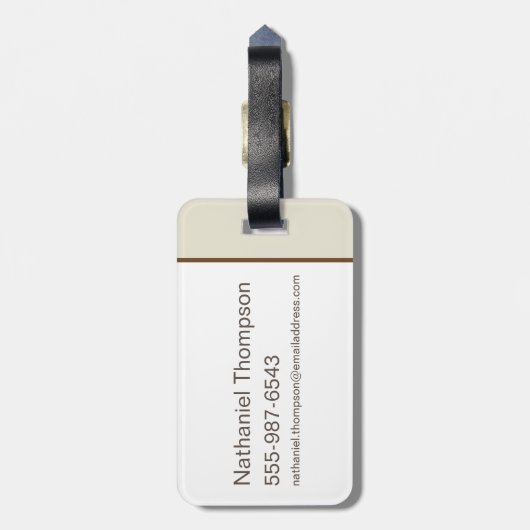 HARRY POTTER™ Chibi Picture Frame Muster Gepäckanhänger (Rückseite vertikal)