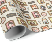 HARRY POTTER™ Chibi Picture Frame Muster Geschenkpapier (Rolleneckpunkt)