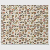 HARRY POTTER™ Chibi Picture Frame Muster Geschenkpapier (Flach)