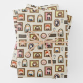 HARRY POTTER™ Chibi Picture Frame Muster Geschenkpapier Set (Beispiel)