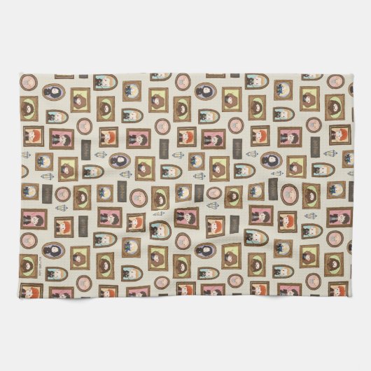 HARRY POTTER™ Chibi Picture Frame Muster Geschirrtuch (Horizontal)
