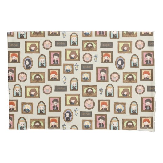HARRY POTTER™ Chibi Picture Frame Muster Kissenbezug (Vorderseite)