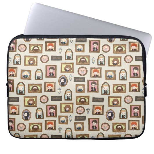 HARRY POTTER™ Chibi Picture Frame Muster Laptopschutzhülle (Vorderseite)