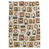 HARRY POTTER™ Chibi Picture Frame Muster Mittlere Geschenktüte (Rückseite)
