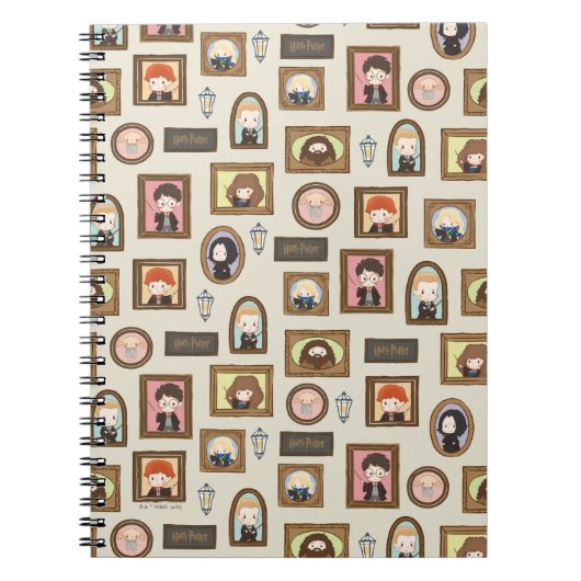 HARRY POTTER™ Chibi Picture Frame Muster Notizblock (Vorderseite)