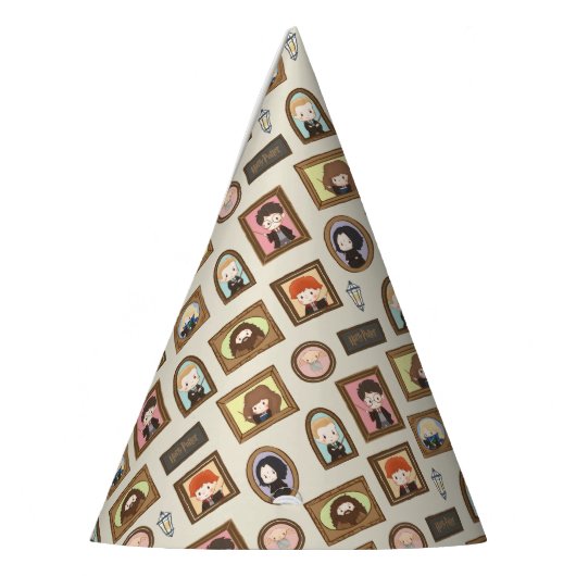 HARRY POTTER™ Chibi Picture Frame Muster Partyhütchen (Links)