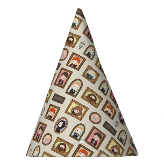 HARRY POTTER™ Chibi Picture Frame Muster Partyhütchen (Rechts)