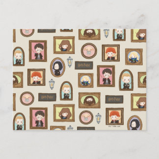 HARRY POTTER™ Chibi Picture Frame Muster Postkarte
