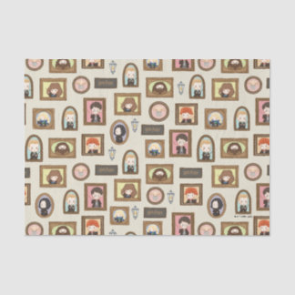 HARRY POTTER™ Chibi Picture Frame Muster Seidenpapier