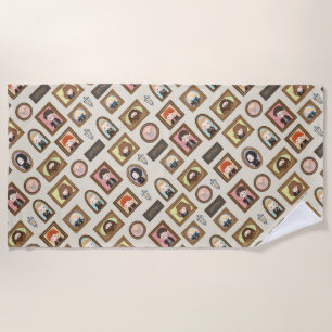 HARRY POTTER™ Chibi Picture Frame Muster Strandtuch