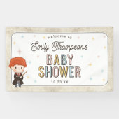 Harry Potter Chibi Ron Weasley Wizard Baby Shower Banner (Horizontal)