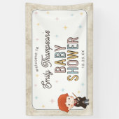 Harry Potter Chibi Ron Weasley Wizard Baby Shower Banner (Vertikal)