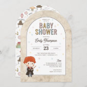 Harry Potter Chibi Ron Weasley Wizard Baby Shower Einladung (Vorne/Hinten)