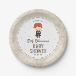 Harry Potter Chibi Ron Weasley Wizard Baby Shower Pappteller