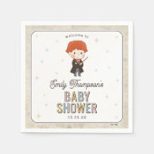 Harry Potter Chibi Ron Weasley Wizard Baby Shower Serviette (Vorderseite)