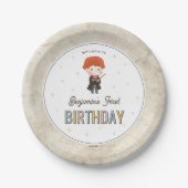 Harry Potter Chibi Ron Weasley Wizard Birthday Pappteller (Vorderseite)