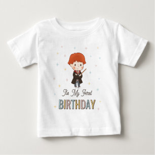 Harry Potter Chibi Ron Weasley Zauberer Geburtstag Baby T-shirt